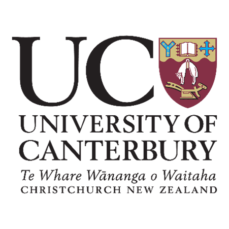 A logo for the university of canterbury in new zealand