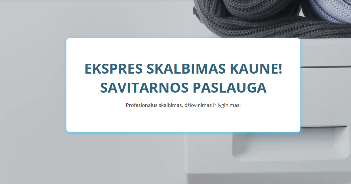 Skalbykla Kaune