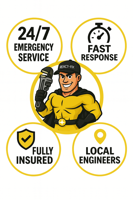 Contact React Fix Emergency Plumbers