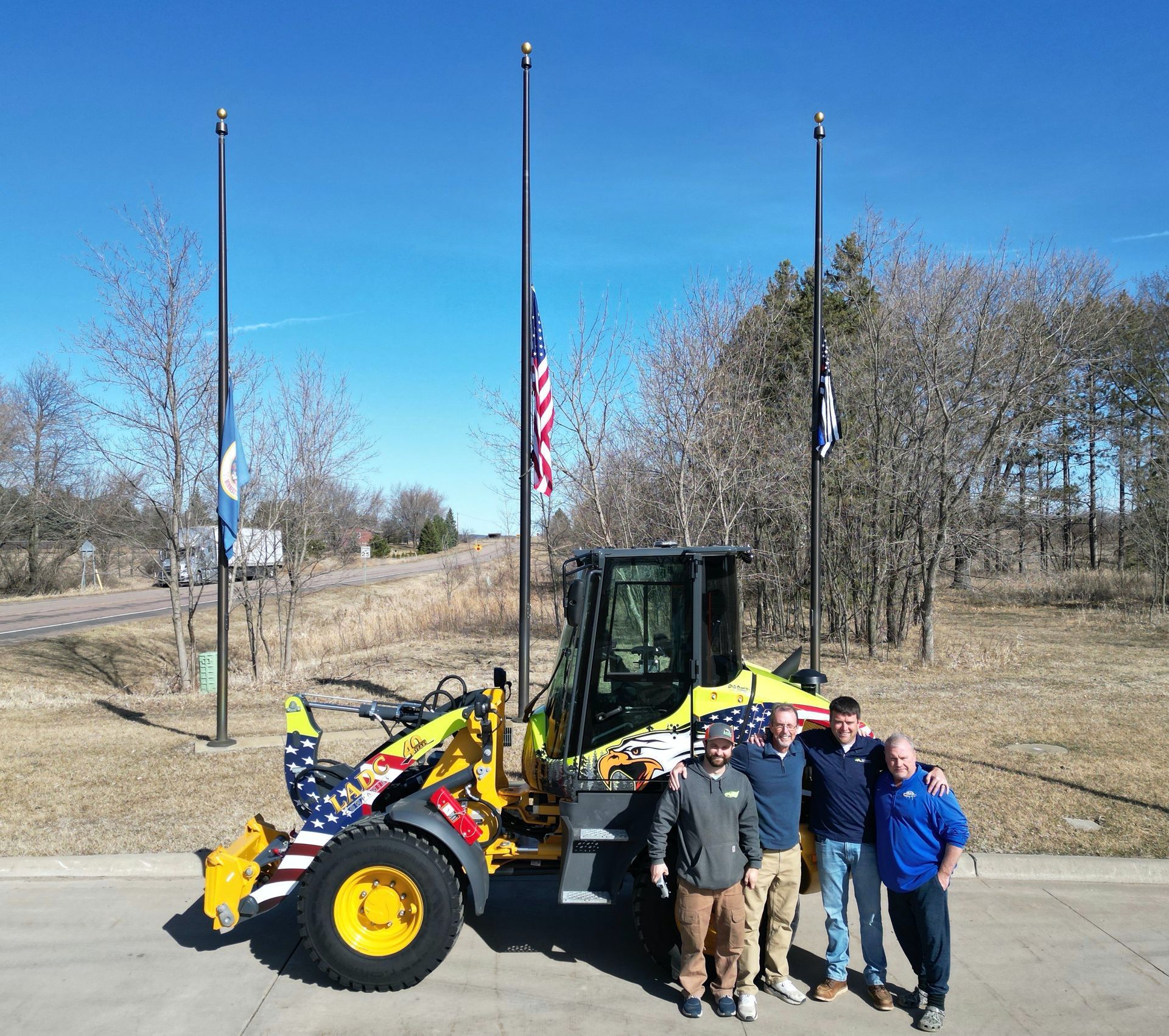 Snow Removal Celebrating 40 YEARS OF BUSINESS — St. Michael, MN — LADC Companies