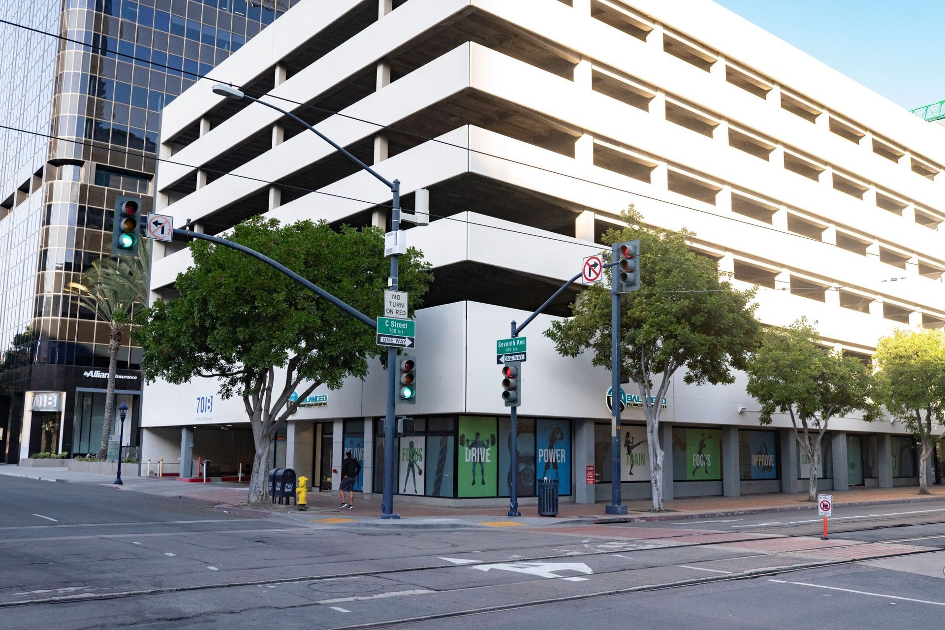 A building with the number 201 on it