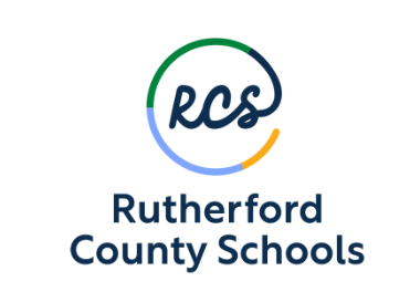 RCS logo: Blue text