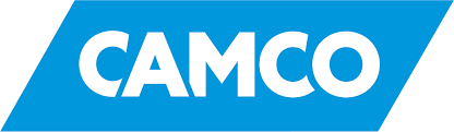 The camco logo is blue and white on a white background.