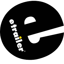 A black circle with a white e and a yellow e on it.