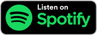 A green spotify logo on a black background.