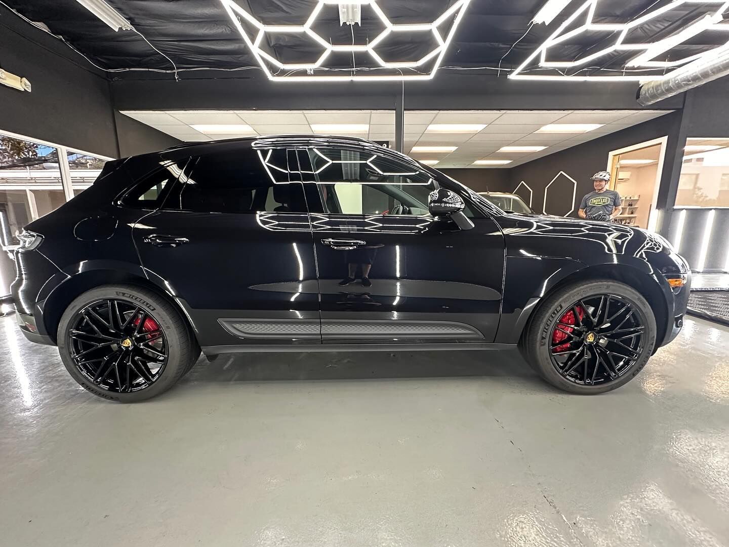 Ceramic-coated car showing high-gloss shine