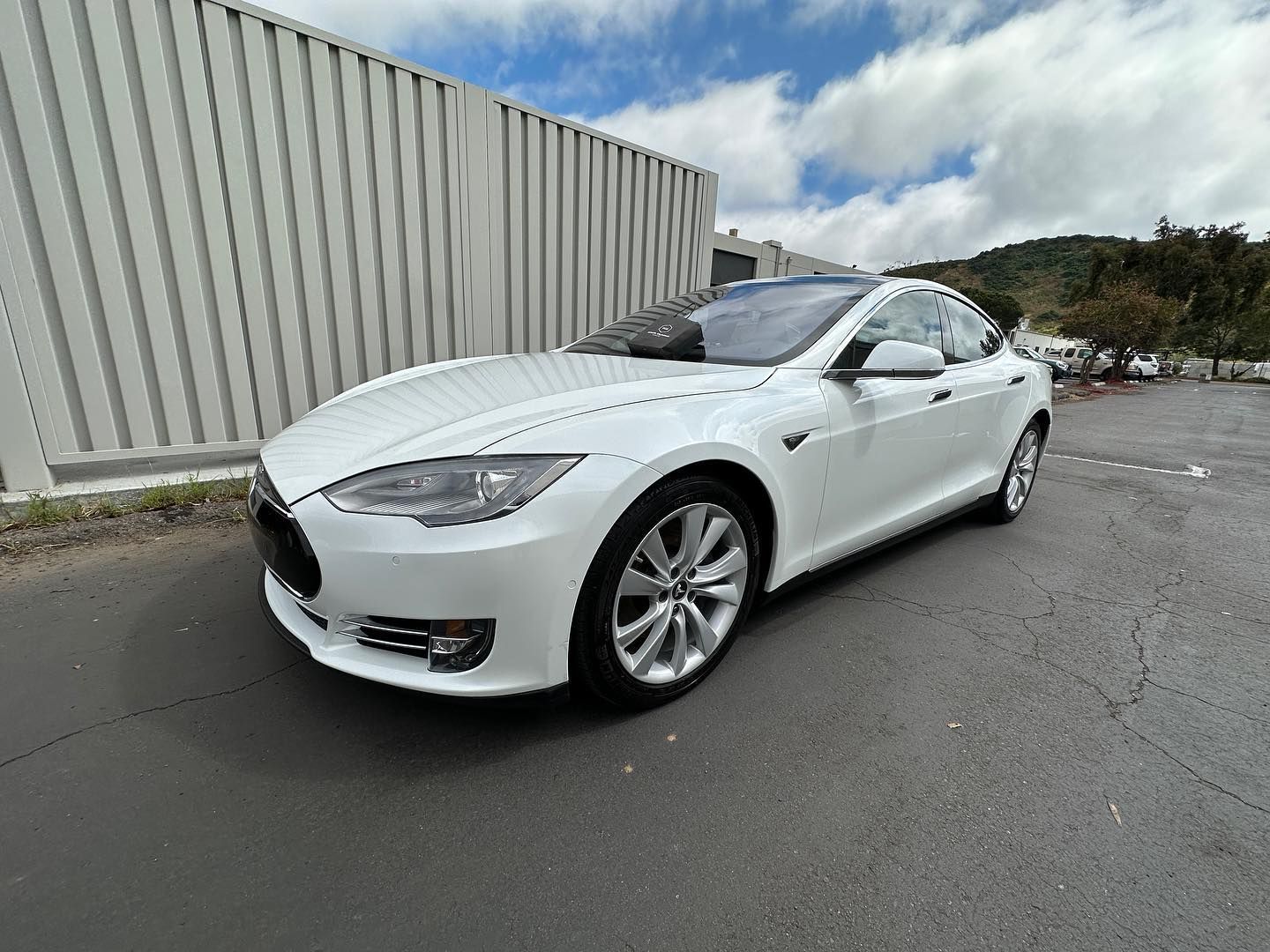 paint protection film on car