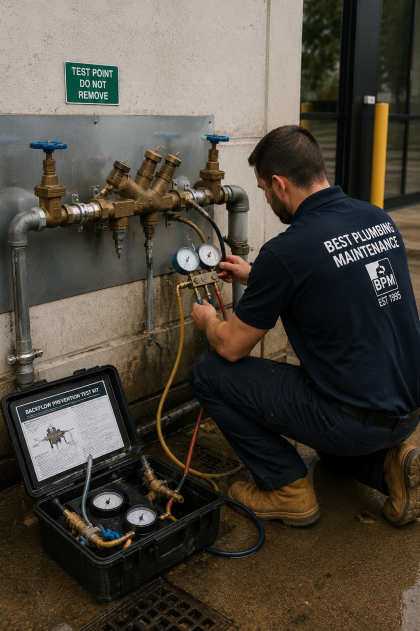 backflow testing commercial plumbing Adelaide