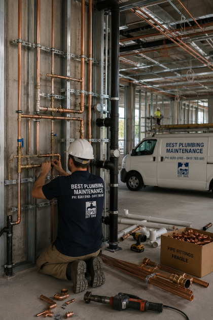commercial plumbing installations & repair in Adelaide