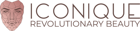 Ein Logo für ikonische revolutionäre Schönheit mit einem herzförmigen Gesicht