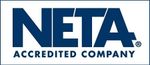NETA Accredited Company logo in blue against a white background.
