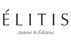 Een zwart-wit logo voor een bedrijf genaamd elitis.