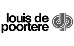 Een zwart-wit logo voor Louis de Poortere