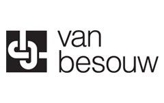 Een zwart-wit logo voor van besouw op een witte achtergrond.
