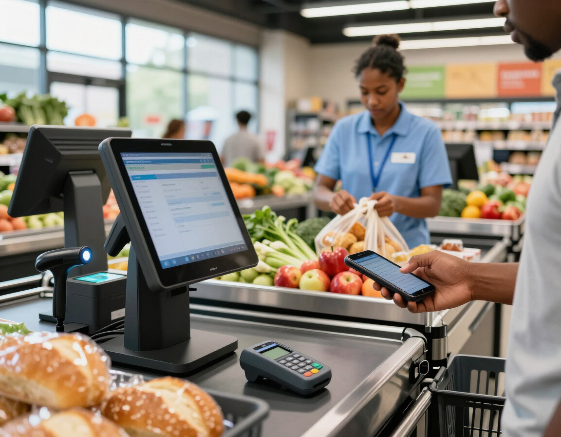 Grocery store checkout deployment