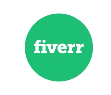 A green circle with the word fiverr on it