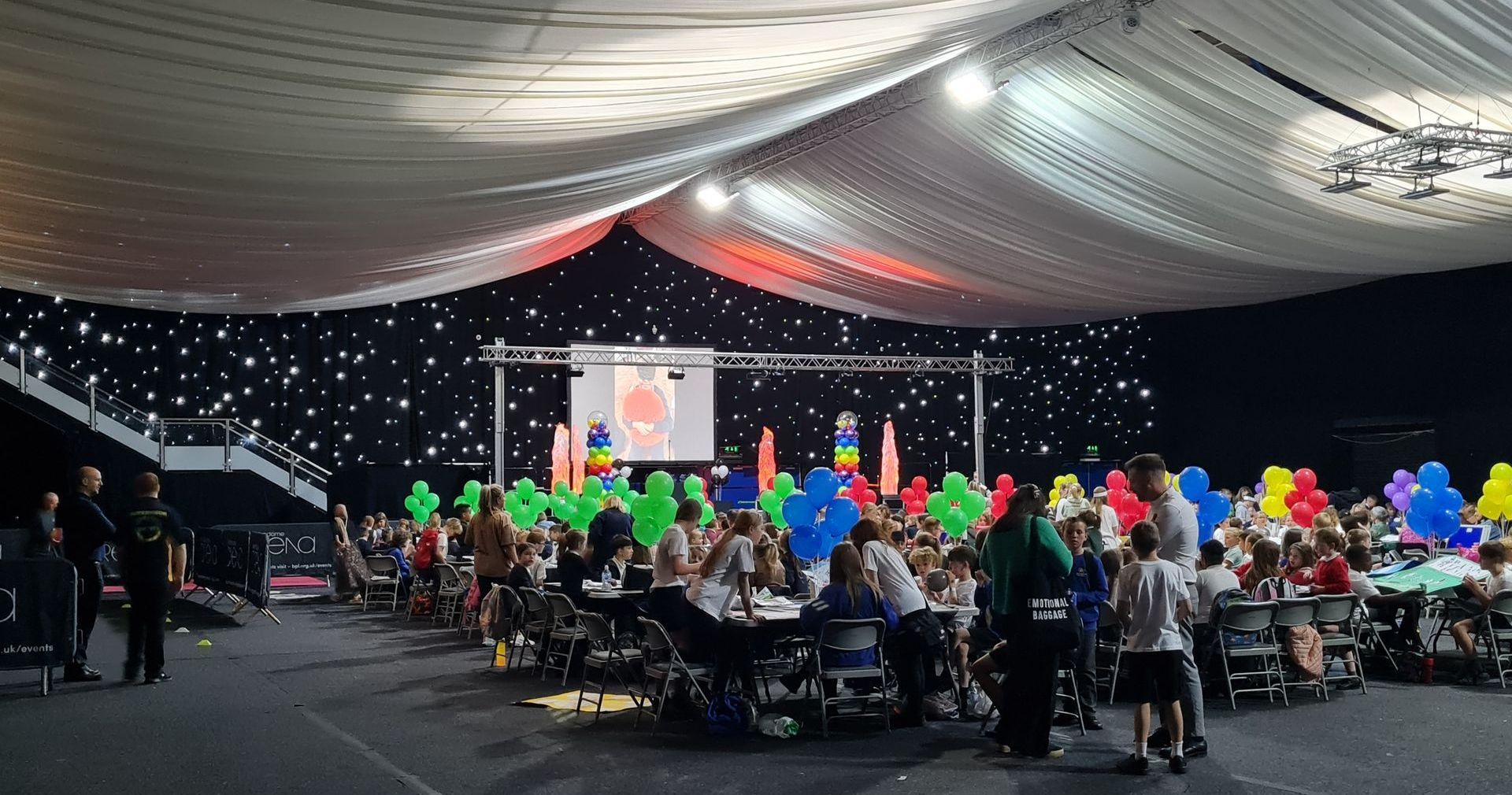 The hall of contestants at the Primary School Enterprise Challenge 2024 Awards Ceremony.