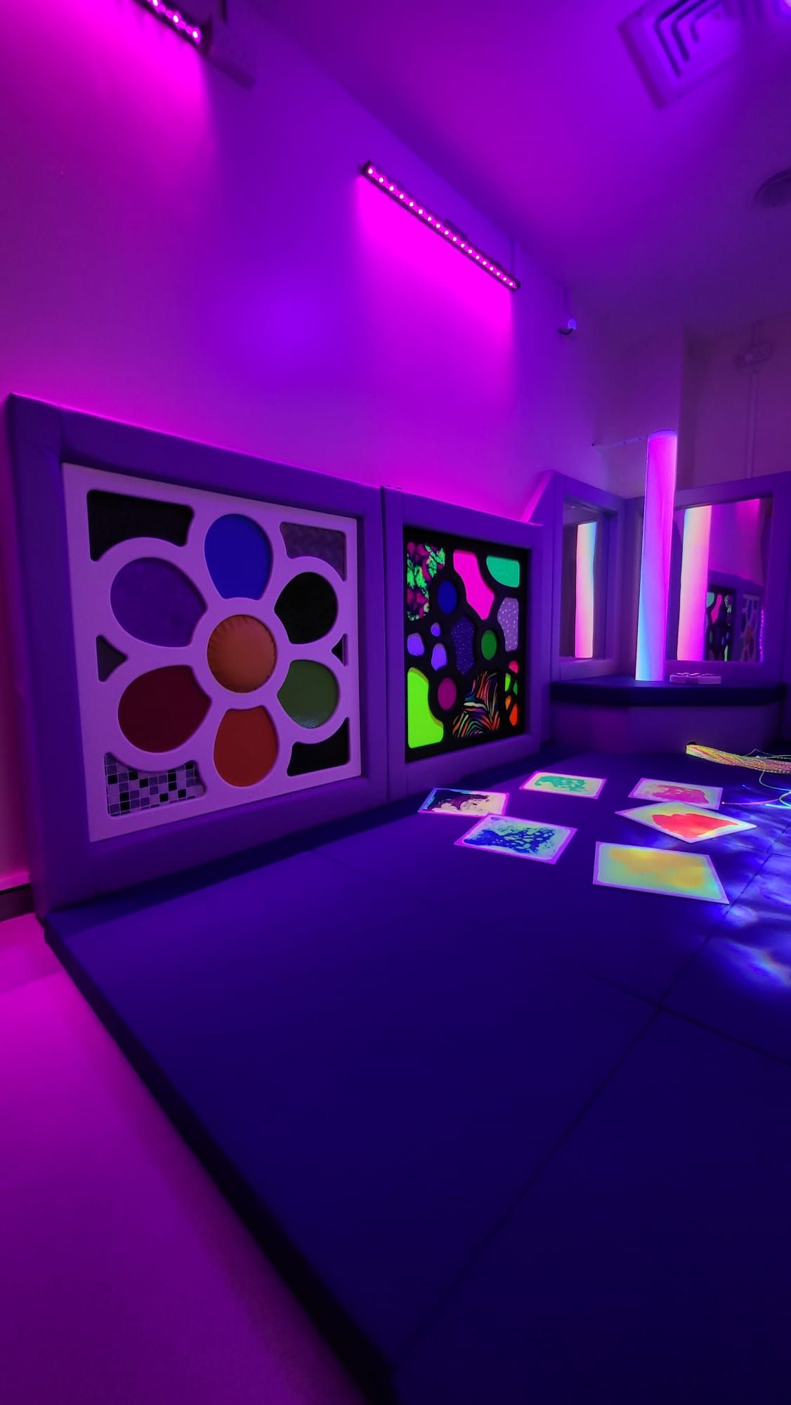 Tactile Panel (0.9m x 0.9m) - Flower