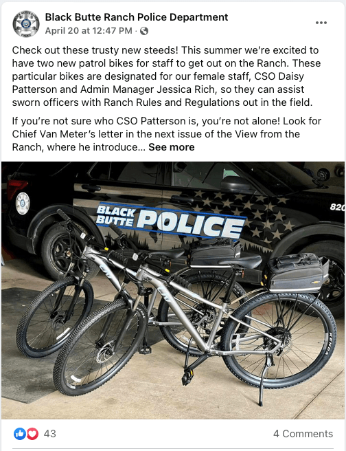 Black Butte Ranch Police Department