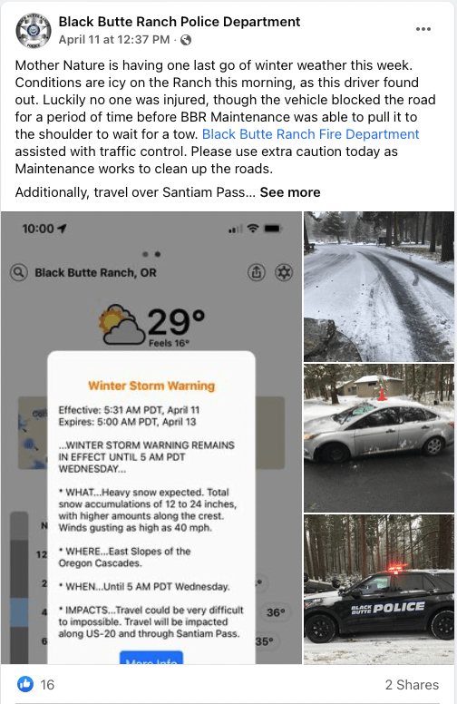 Black Butte Ranch Police Department