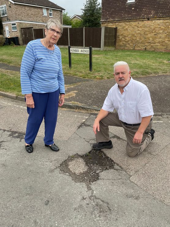 Potholes in Brickhill
