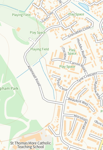 Land to be sold off Ashmead Road 