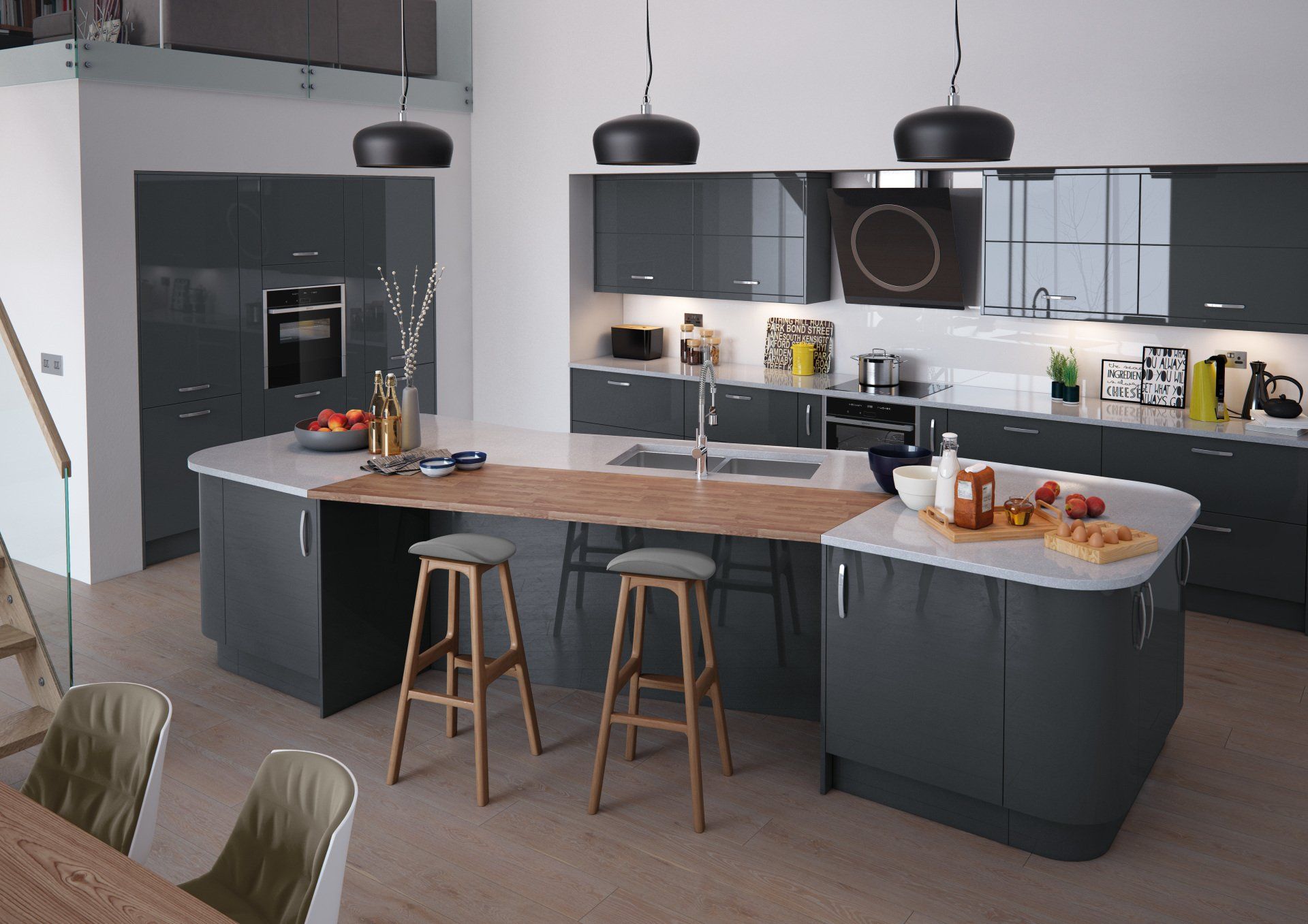 Blacklock kitchen range by Rivers Kitchen Co