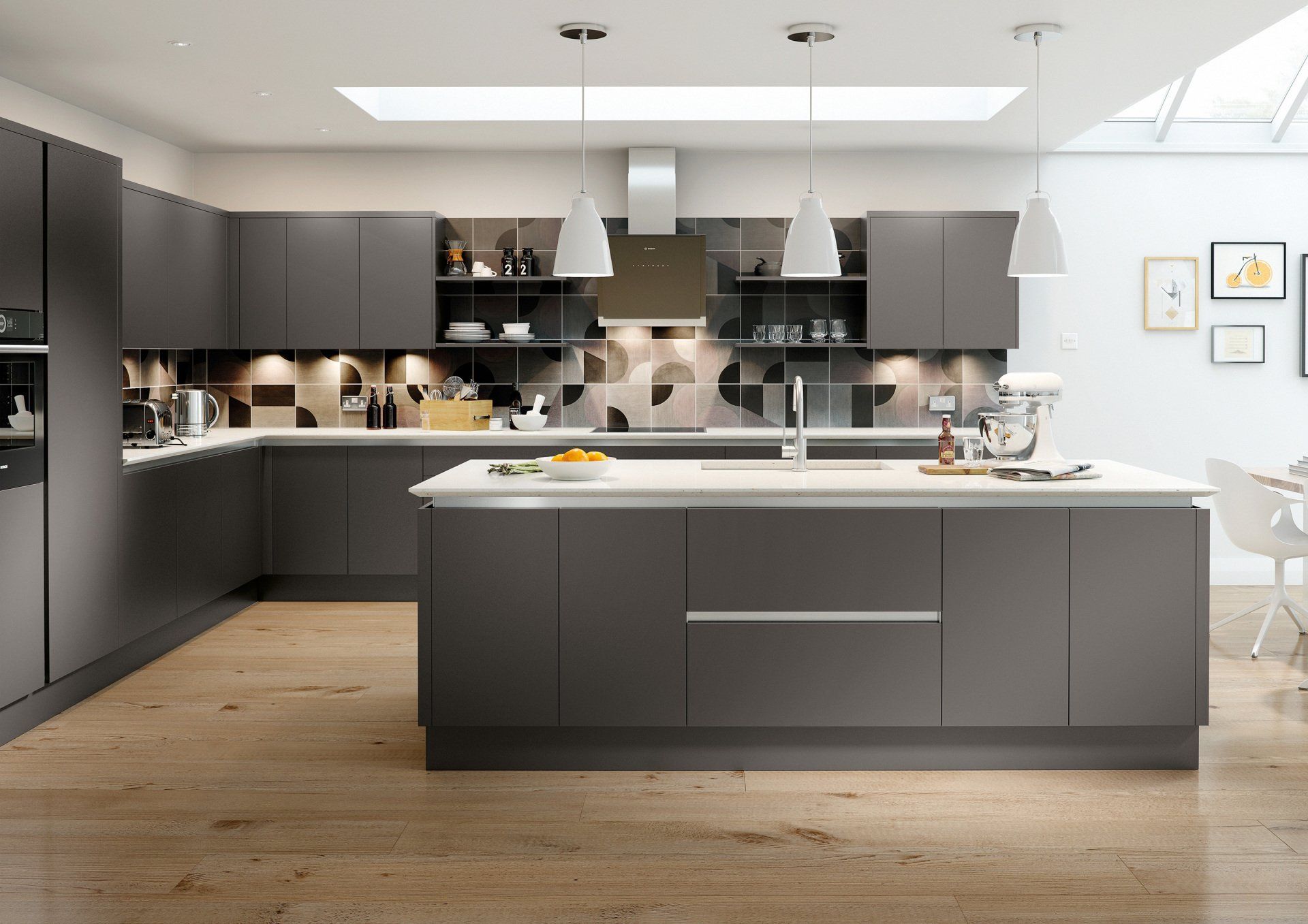 Vivo+ Matt kitchen door in the Blacklock range