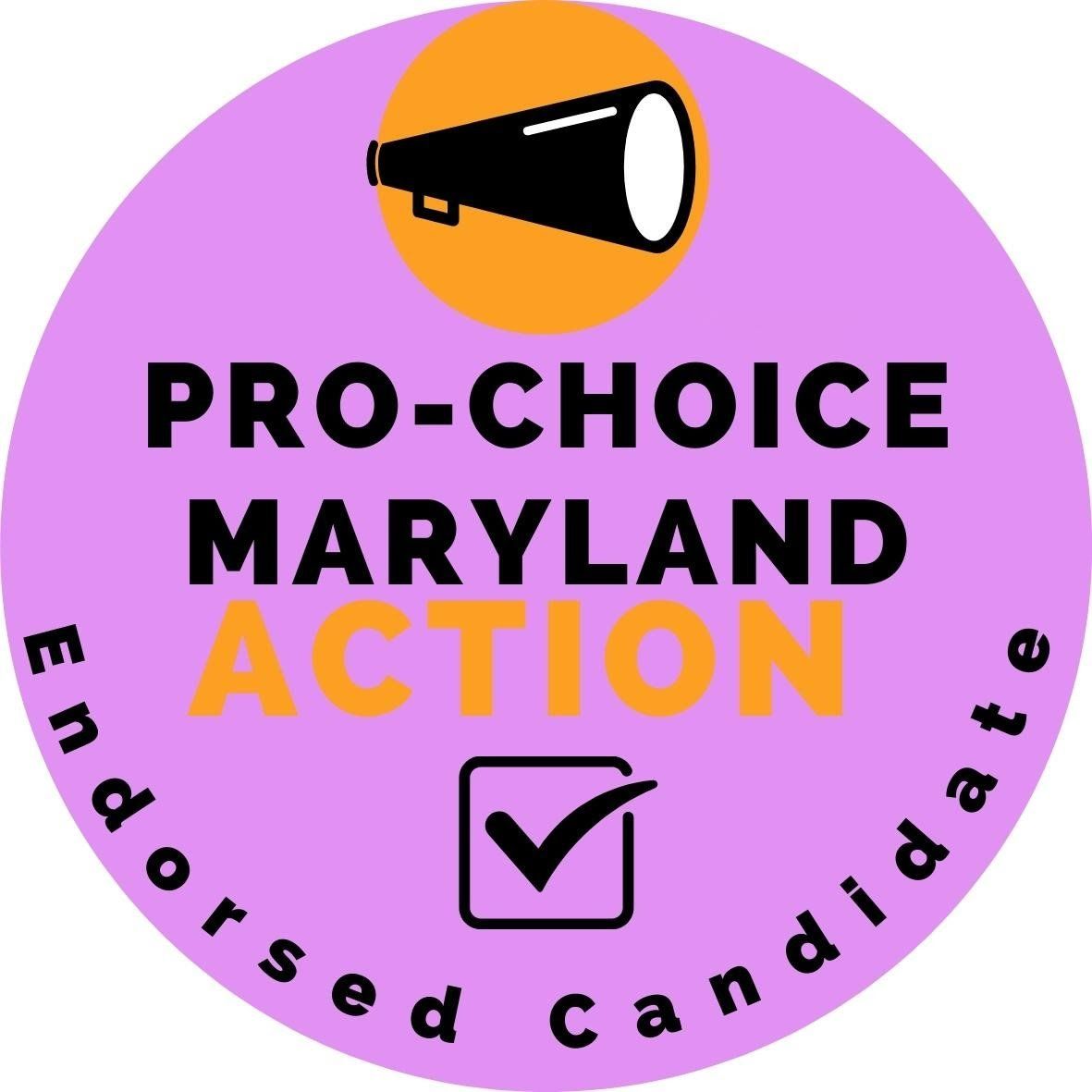 Pro-Choice Maryland  endorsed