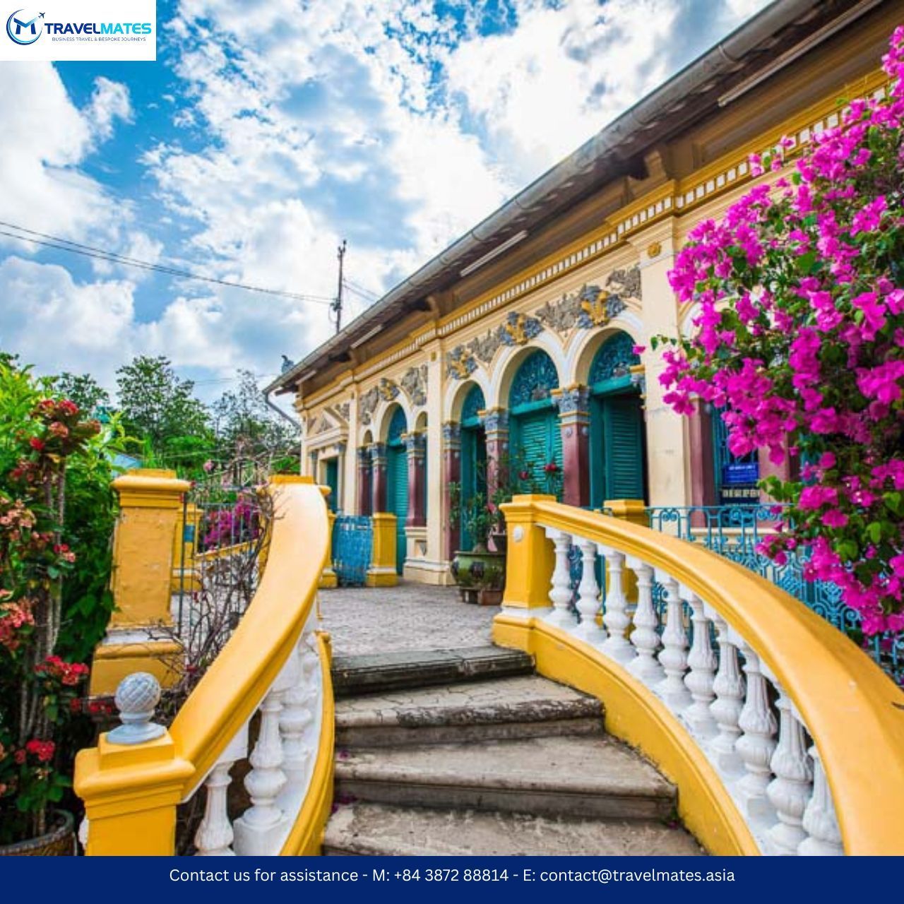 Visitors boarding a traditional wooden boat in Mekong Delta tour