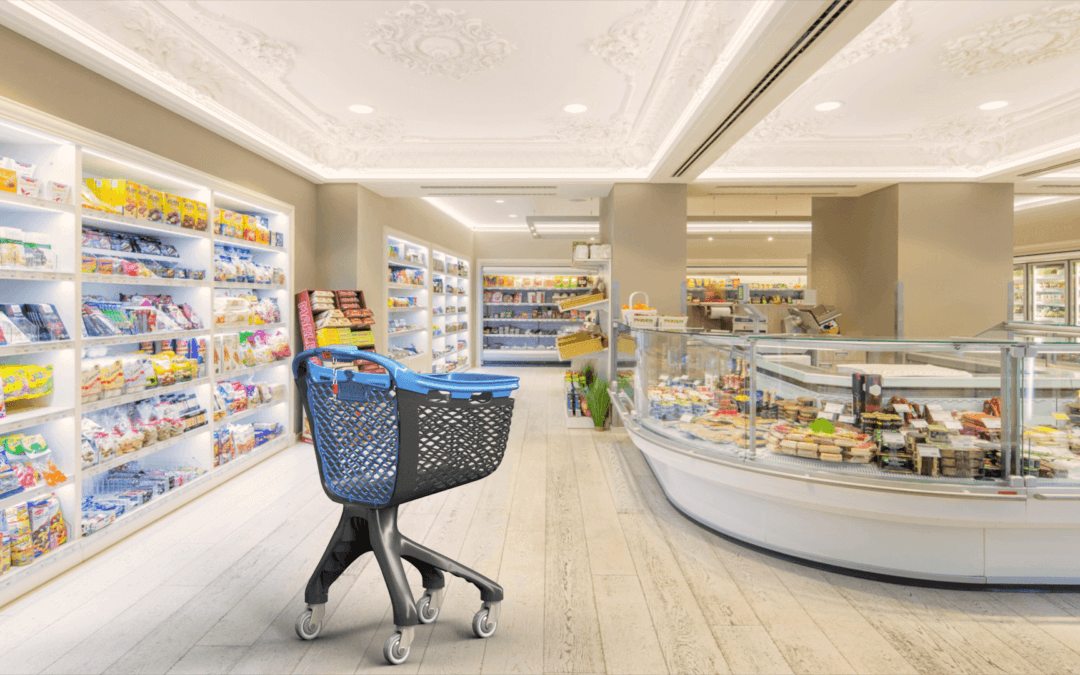 Carrello Spesa Supermercato 100LT