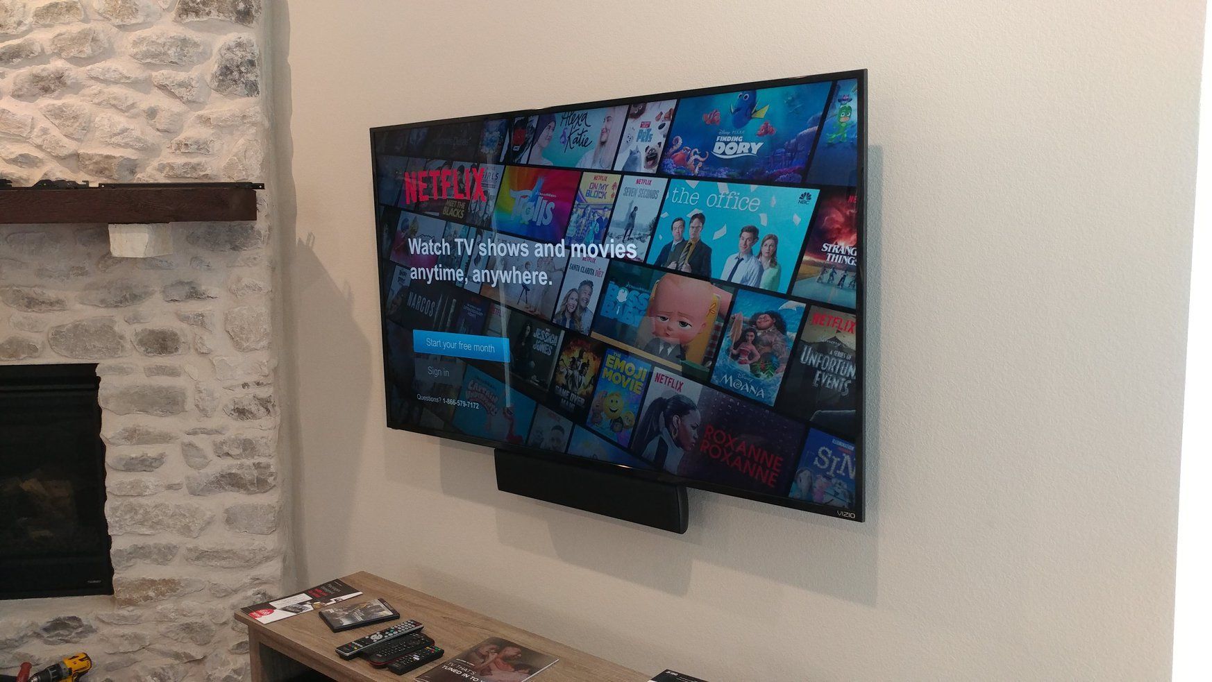 ONE OF THE NEWEST SONY 65 INCH TVS