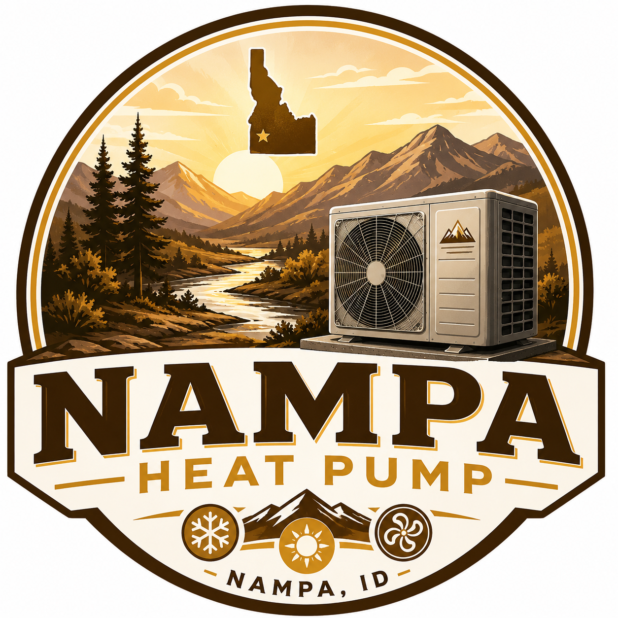 Nampa Heat Pump Logo