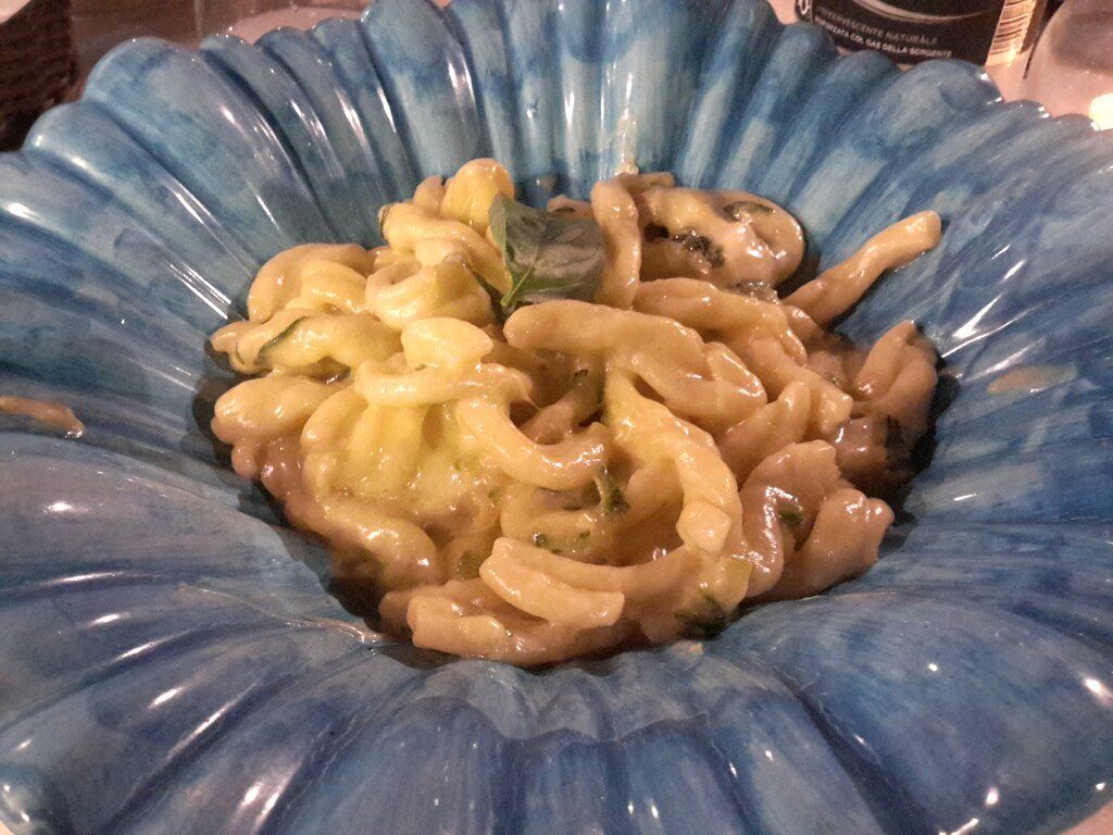 First course with home-made pasta