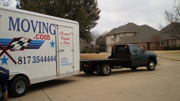 Black  Aikman Moving Trailer — Hurst,TX — Aikman Moving