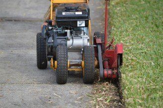 Closeup of Edger cutting grass - Lawn & Garden Equipment and Supplies in Twin Falls ID