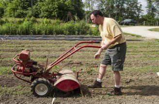 Organic Farmer Cultivating Between Garden Rows - Lawn & Garden Equipment and Supplies in Twin Falls ID