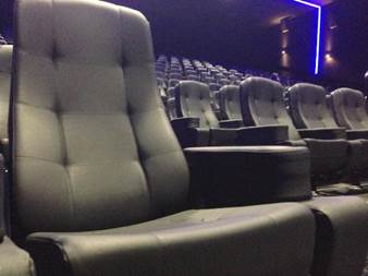 Zinea Cinema Seat Imperial - row of 5 Seat Loveseat left