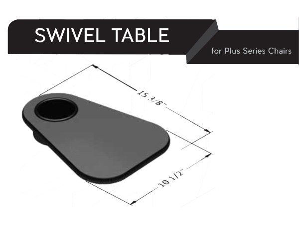 Swivel Table for Plus Series Theater Seats