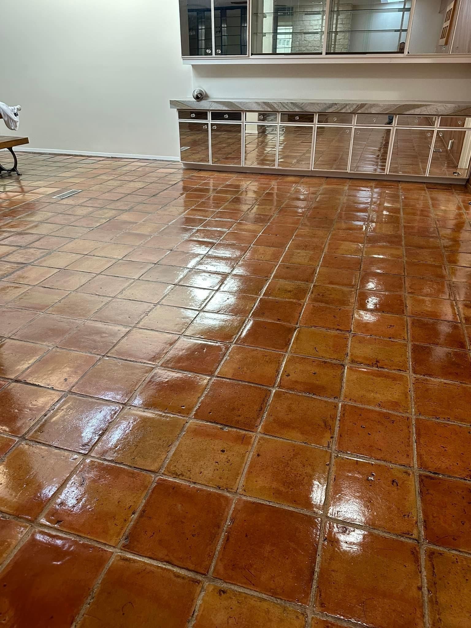 Saltillo Tile Maintenance Clean and Re Seal 