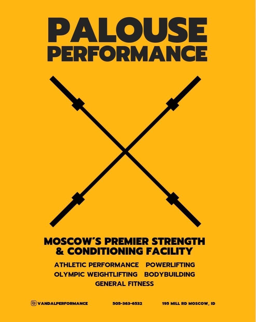Olympic weightlifting Moscow, Idaho & Pullman Washington