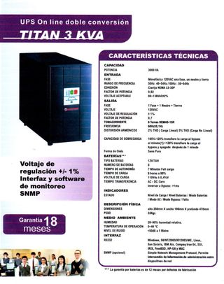 Bielectrón Ltda - Titan 3 kva