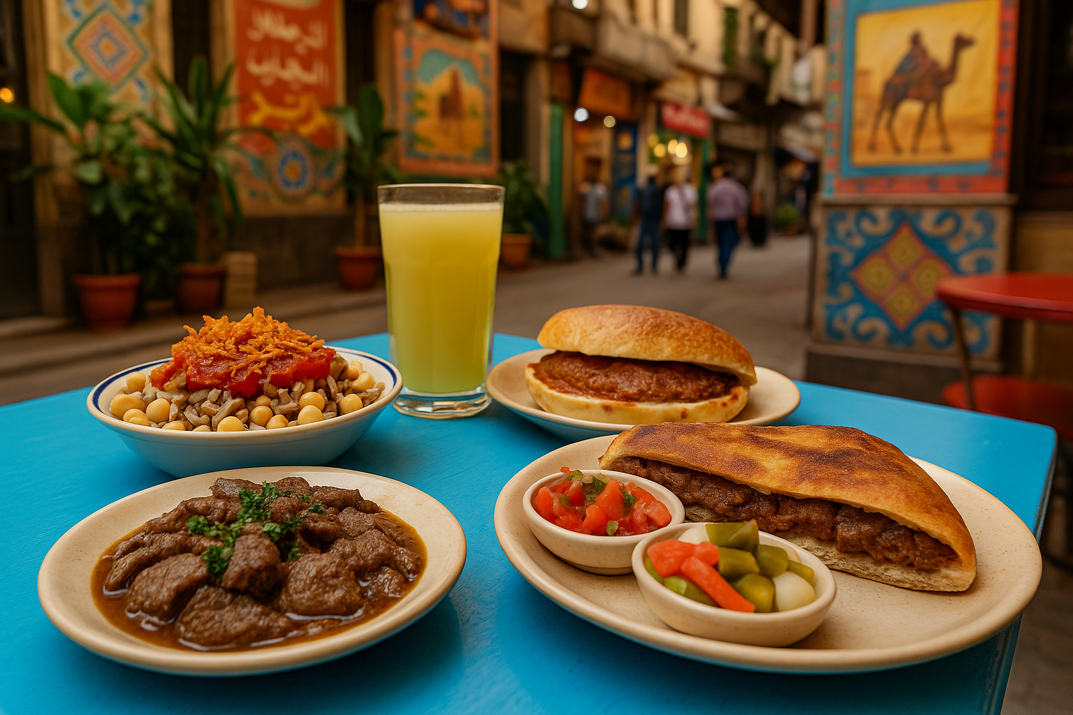 Streetfood Tour in Downtown Kairo mit Koshary, Hawawshi, Kebda und Zuckerrohrsaft