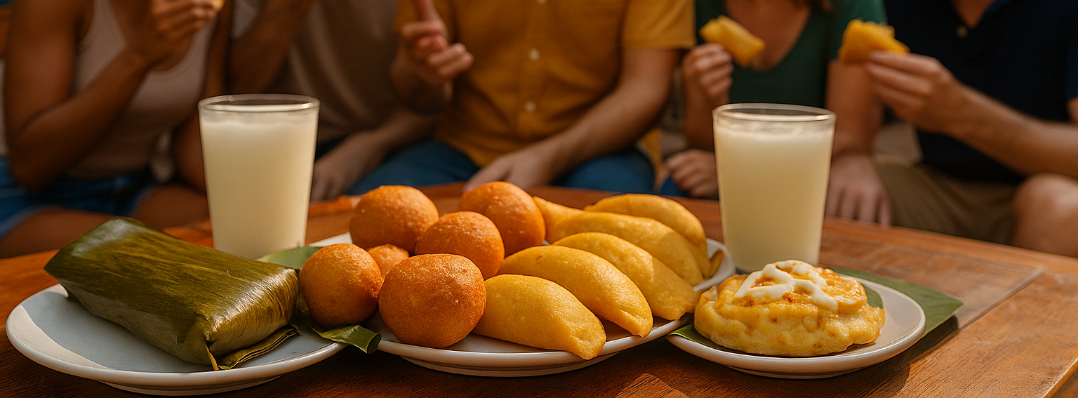 Food Tour in Medellín Laureles mit Tamales, Buñuelos, Empanadas und Kokoslimonade