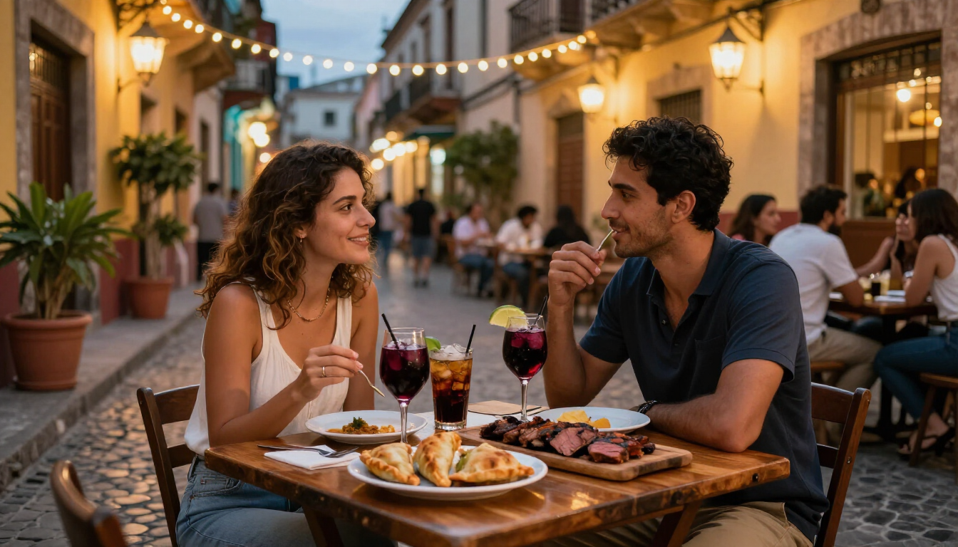 Argentine drinks food and nightlife atmosphere in Palermo Buenos Aires