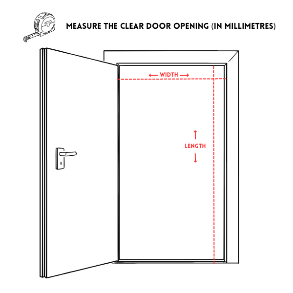 Measurement guide for push in seals 