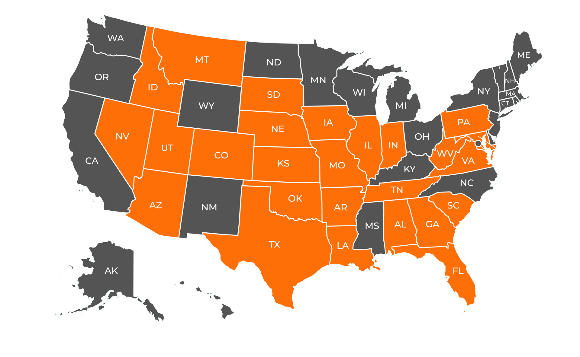 Approved B-1 Visa Motor Carrier States