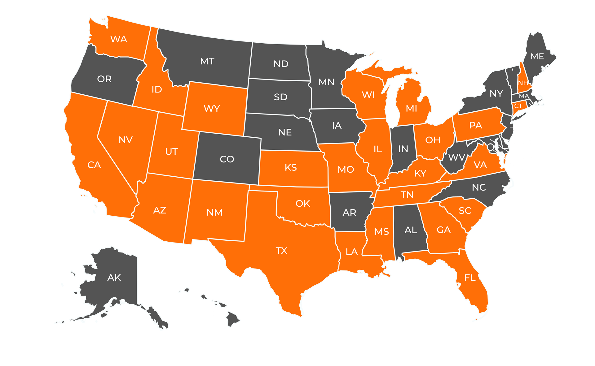 Approved B-1 Visa Motor Carrier States