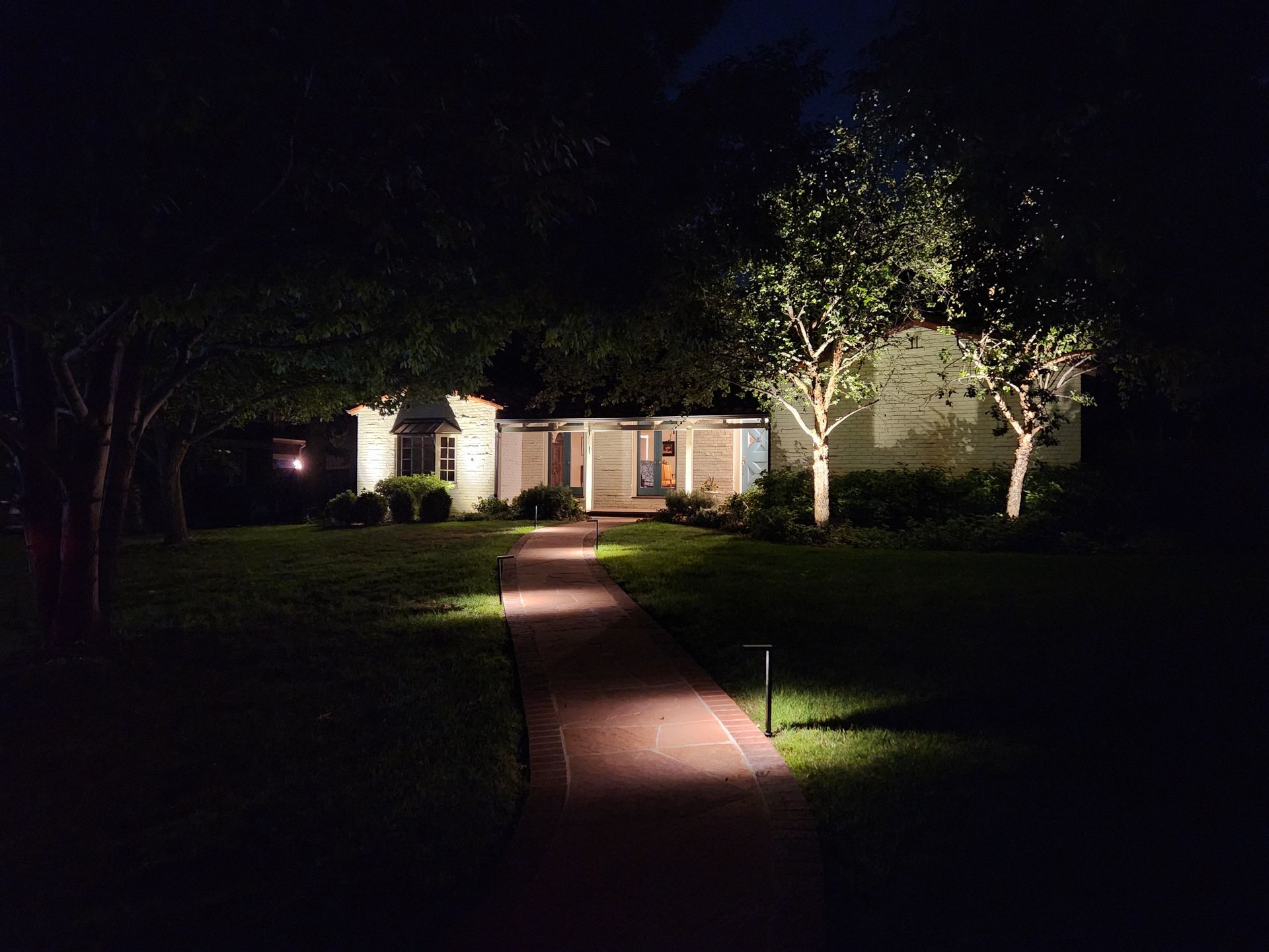 Path lights in Denver