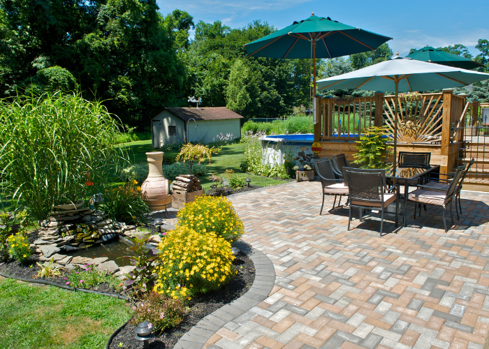 Paver patio installed in Castle Pines